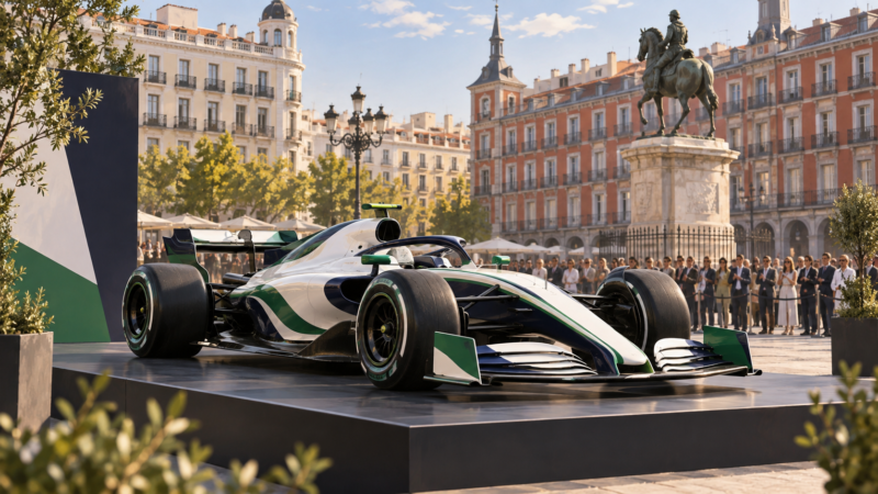 Williams, livrea speciale a Madrid: Sainz presenta i colori ispirati al 1981